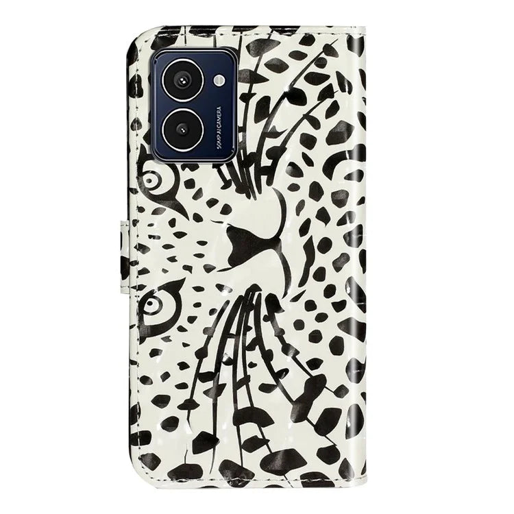 For HMD Pulse Pro Case 3D Pattern Printed Phone Leather Cover Handbag