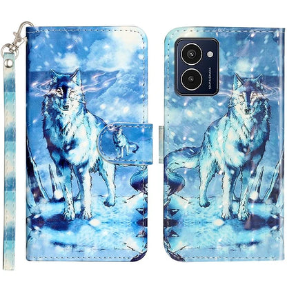 For HMD Pulse Pro Case 3D Pattern Printed Phone Leather Cover Handbag