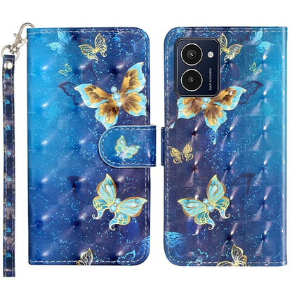 For HMD Pulse Pro Case 3D Pattern Printed Phone Leather Cover Handbag
