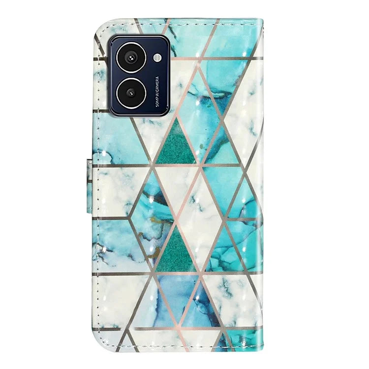 For HMD Pulse Pro Case 3D Pattern Printed Phone Leather Cover Handbag