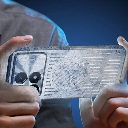For Xiaomi Redmi K70E 5G Case TPU+Aluminum Alloy Anti-Fall Phone Cover Heat Dissipation