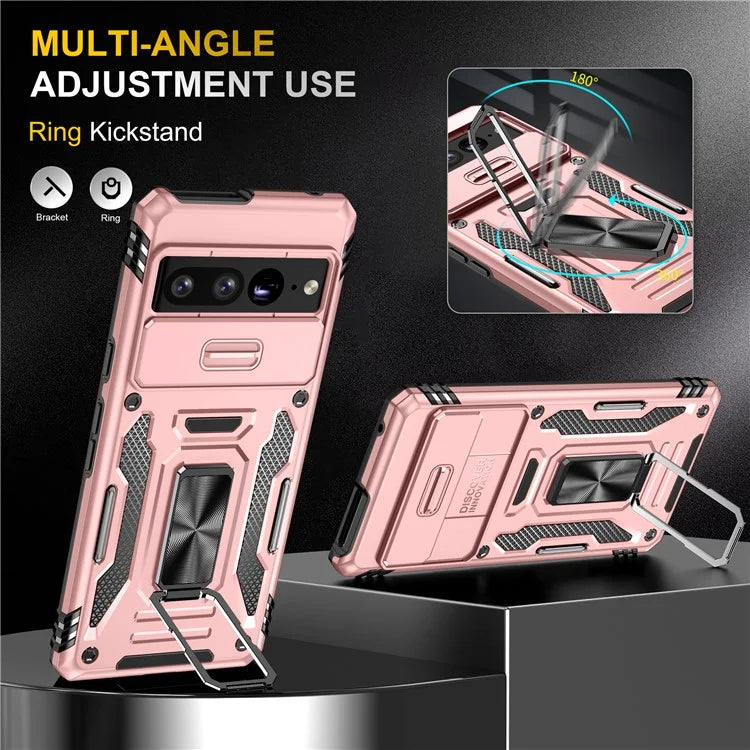 Armor Series For Google Pixel 9 Pro XL Case PC+TPU Kickstand Phone Cover with Camshield