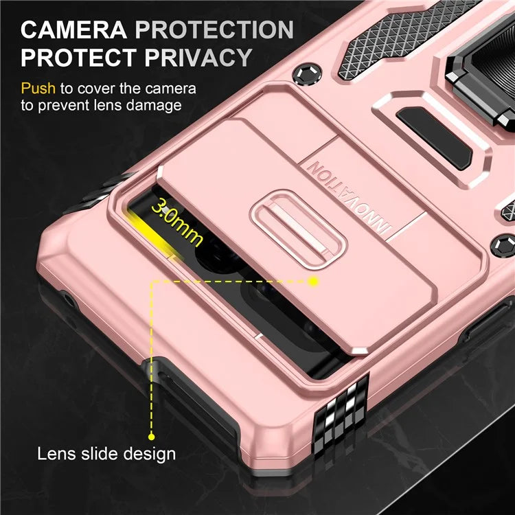 Armor Series For Google Pixel 9 Pro XL Case PC+TPU Kickstand Phone Cover with Camshield