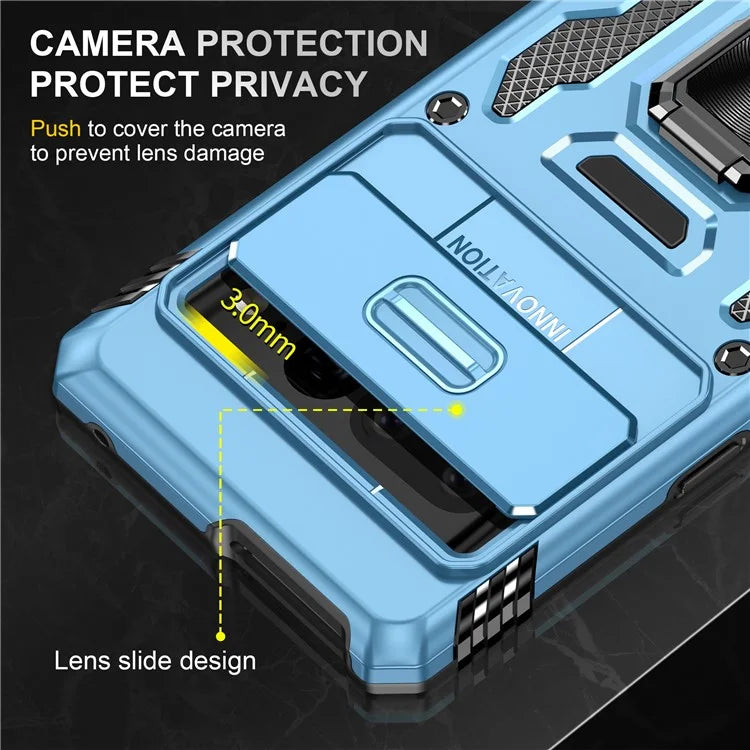 Armor Series For Google Pixel 9 Pro XL Case PC+TPU Kickstand Phone Cover with Camshield