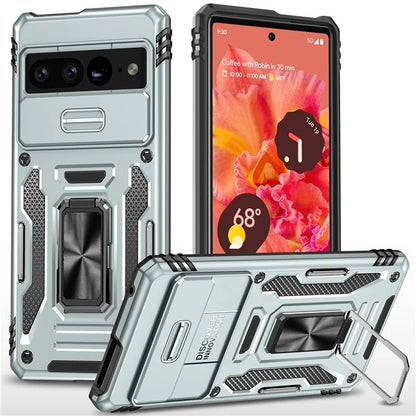 Armor Series For Google Pixel 9 Pro XL Case PC+TPU Kickstand Phone Cover with Camshield