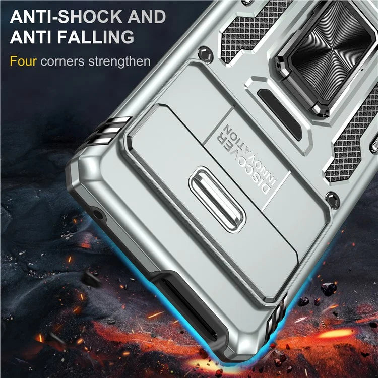 Armor Series For Google Pixel 9 Pro XL Case PC+TPU Kickstand Phone Cover with Camshield