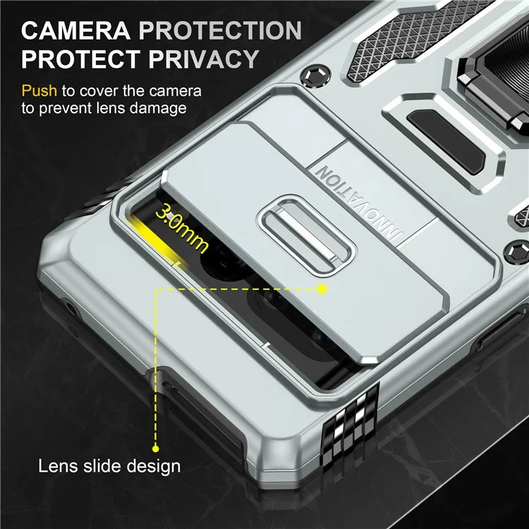 Armor Series For Google Pixel 9 Pro XL Case PC+TPU Kickstand Phone Cover with Camshield