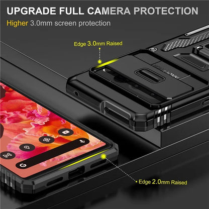 Armor Series For Google Pixel 9 Pro XL Case PC+TPU Kickstand Phone Cover with Camshield