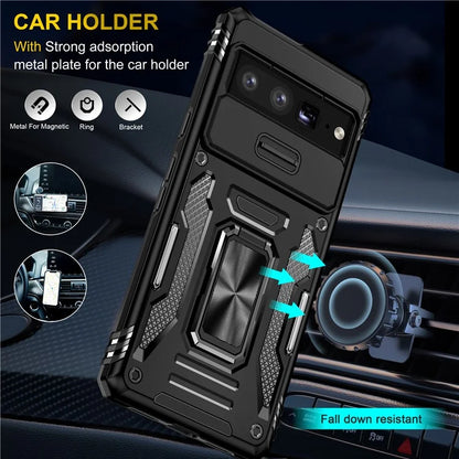 Armor Series For Google Pixel 9 Pro XL Case PC+TPU Kickstand Phone Cover with Camshield