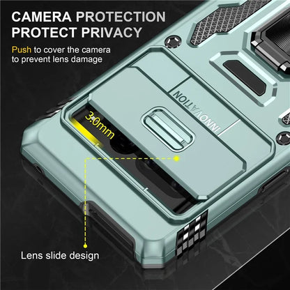 Armor Series For Google Pixel 9 Pro XL Case PC+TPU Kickstand Phone Cover with Camshield