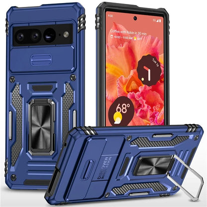 Armor Series For Google Pixel 9 Pro XL Case PC+TPU Kickstand Phone Cover with Camshield