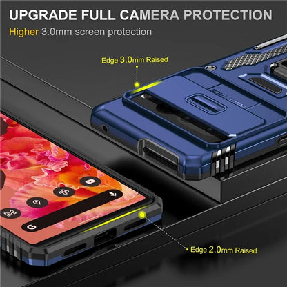 Armor Series For Google Pixel 9 Pro XL Case PC+TPU Kickstand Phone Cover with Camshield