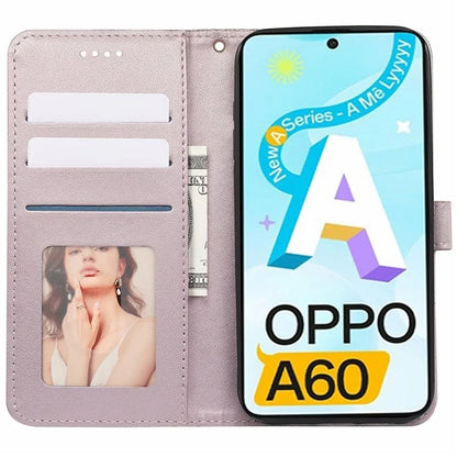 For Oppo A60 4G Wallet Case Shockproof Leather Phone Cover