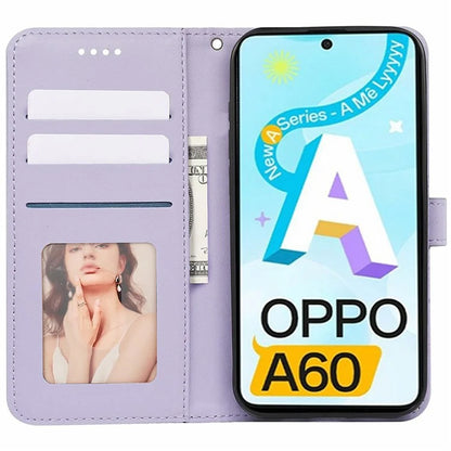 For Oppo A60 4G Wallet Case Shockproof Leather Phone Cover