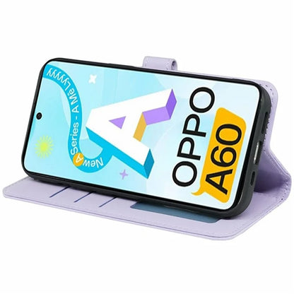 For Oppo A60 4G Wallet Case Shockproof Leather Phone Cover