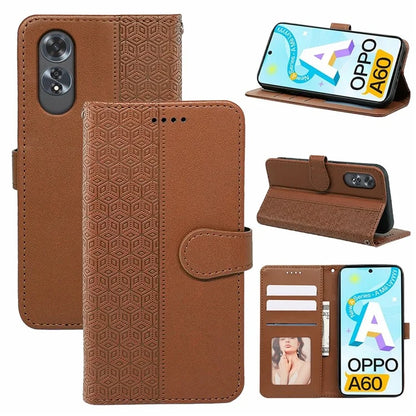 For Oppo A60 4G Wallet Case Shockproof Leather Phone Cover