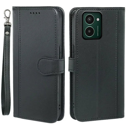 HX02 For HMD Pulse Pro Case Wallet Leather Phone Cover with Strap