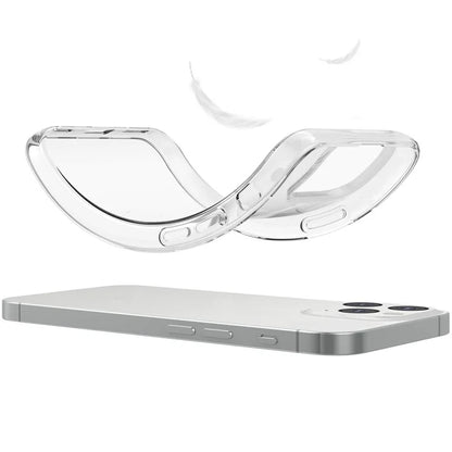 For iPhone 16 Pro Max Clear TPU Anti-drop Phone Case + Camera Lens Film + 2.5D Arc Edge Tempered Glass Screen Film
