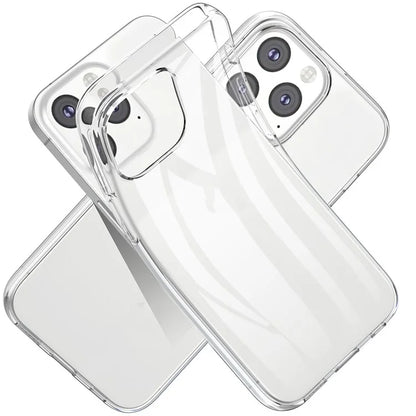For iPhone 16 Pro Max Clear TPU Anti-drop Phone Case + Camera Lens Film + 2.5D Arc Edge Tempered Glass Screen Film