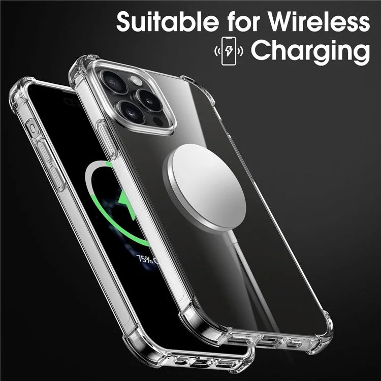 For iPhone 16 Pro Clear Case Shockproof TPU Phone Cover