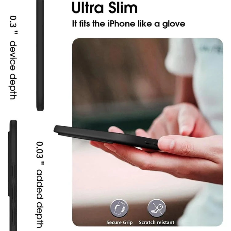 For iPhone 16 Pro Max Shockproof Case Matte Soft TPU Phone Cover