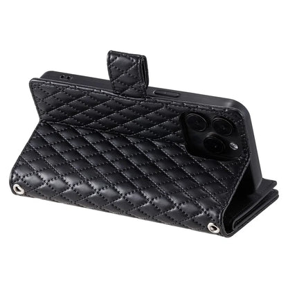 Style 012 for iPhone 16 Pro Max Case Zipper Pocket Glitter Leather Phone Cover