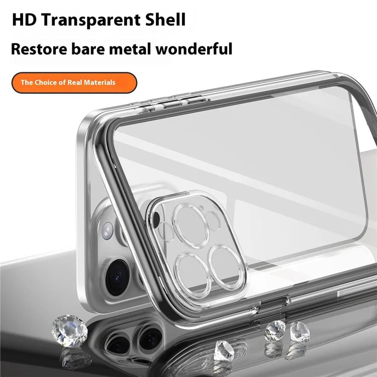 Y1 Series For iPhone 14 Pro Max Case PC+TPU Phone Shell with Removable Lens Cover