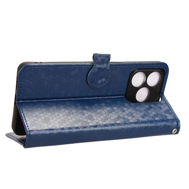 For Ulefone Note 18 Ultra Wallet Case Dot Pattern Imprint PU Leather Phone Cover