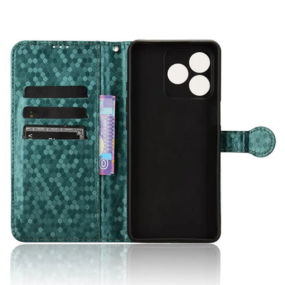 For Ulefone Note 18 Ultra Wallet Case Dot Pattern Imprint PU Leather Phone Cover