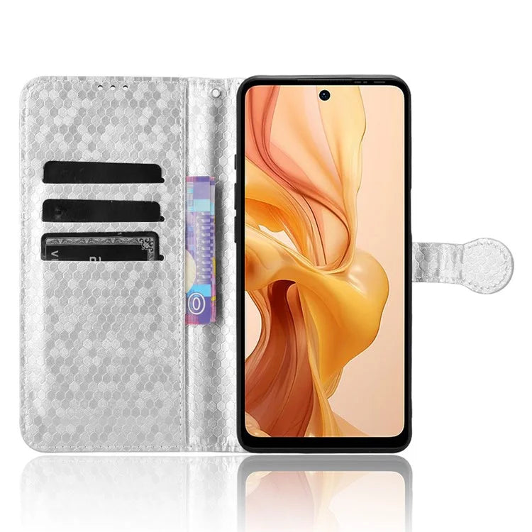 For Ulefone Note 18 Ultra Wallet Case Dot Pattern Imprint PU Leather Phone Cover