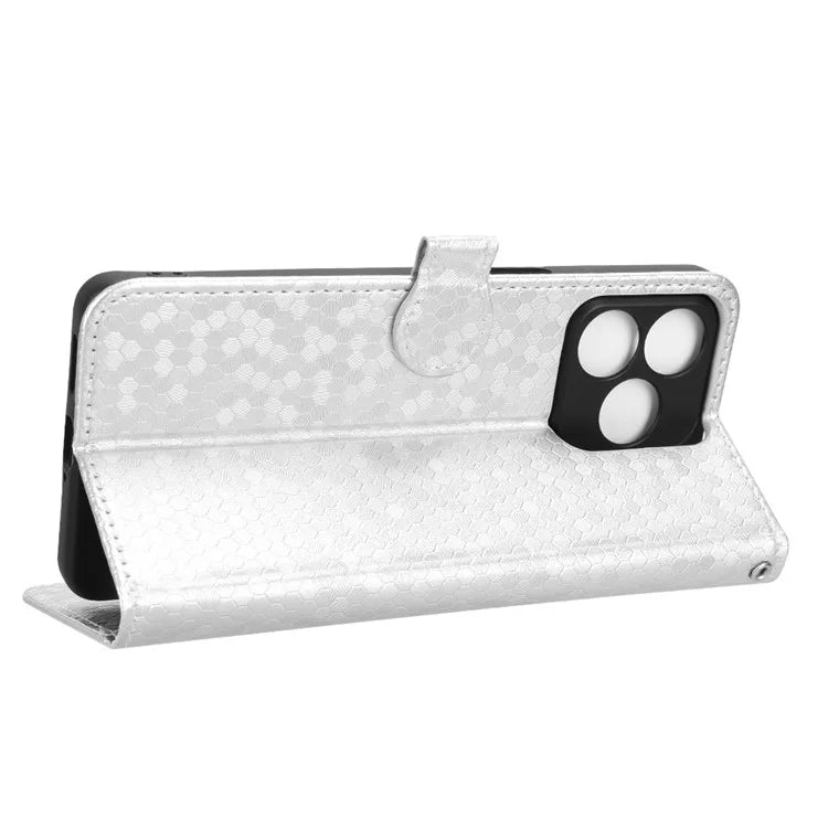 For Ulefone Note 18 Ultra Wallet Case Dot Pattern Imprint PU Leather Phone Cover