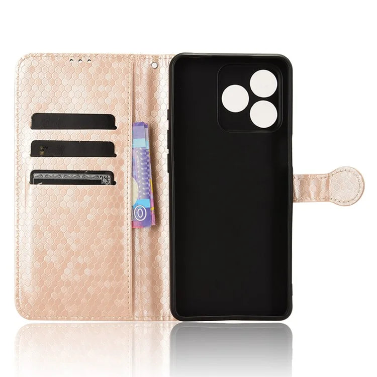 For Ulefone Note 18 Ultra Wallet Case Dot Pattern Imprint PU Leather Phone Cover