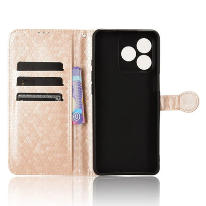 For Ulefone Note 18 Ultra Wallet Case Dot Pattern Imprint PU Leather Phone Cover