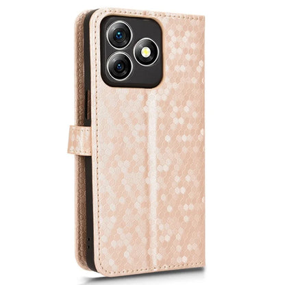 For Ulefone Note 18 Ultra Wallet Case Dot Pattern Imprint PU Leather Phone Cover