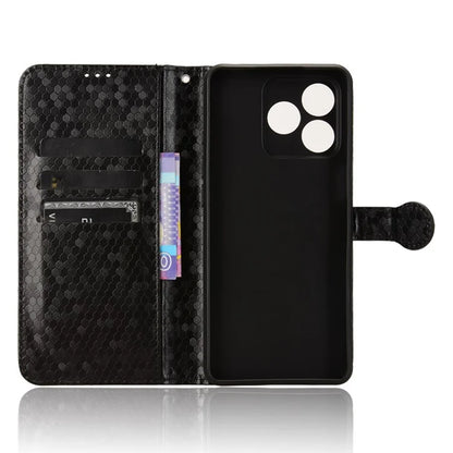 For Ulefone Note 18 Ultra Wallet Case Dot Pattern Imprint PU Leather Phone Cover