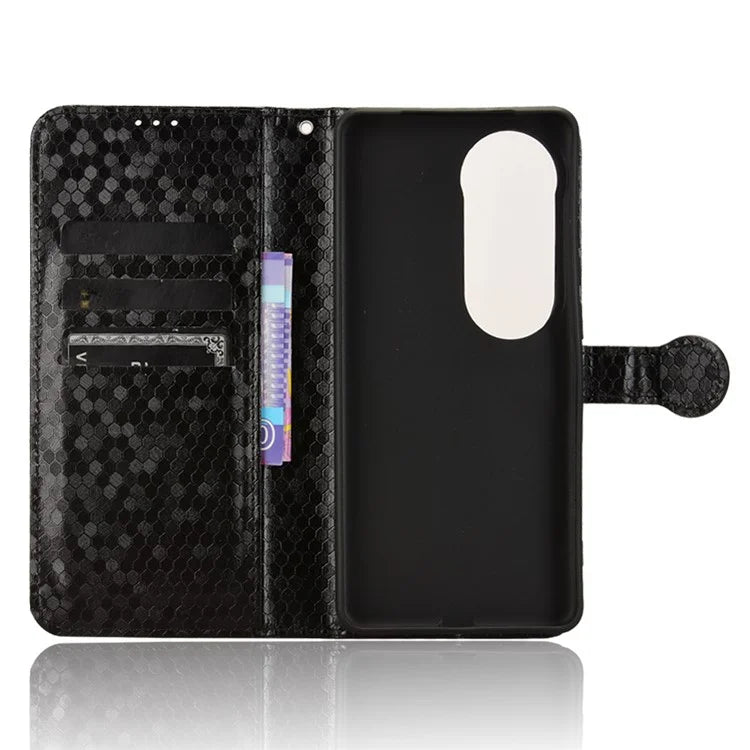 For vivo S19 5G Wallet Case Dot Pattern Imprint PU Leather Phone Cover