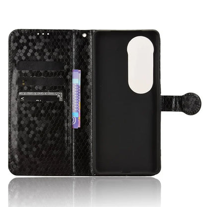For vivo S19 5G Wallet Case Dot Pattern Imprint PU Leather Phone Cover