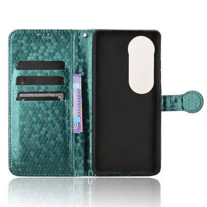 For vivo S19 5G Wallet Case Dot Pattern Imprint PU Leather Phone Cover