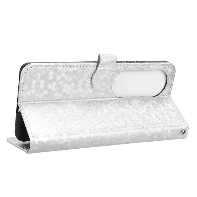 For vivo S19 5G Wallet Case Dot Pattern Imprint PU Leather Phone Cover