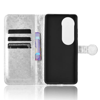 For vivo S19 5G Wallet Case Dot Pattern Imprint PU Leather Phone Cover