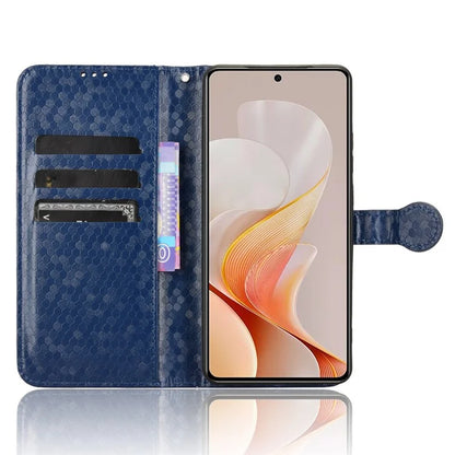 For vivo S19 5G Wallet Case Dot Pattern Imprint PU Leather Phone Cover