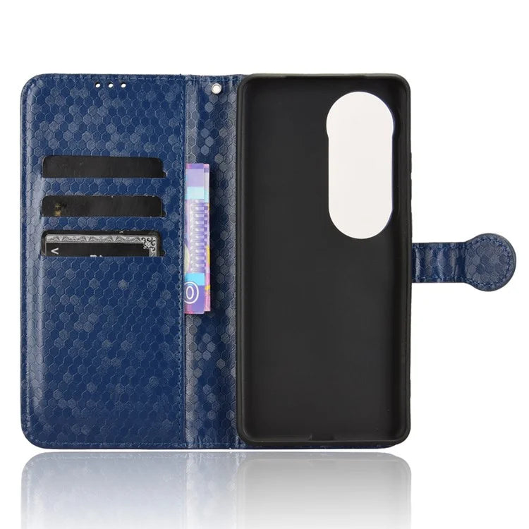 For vivo S19 5G Wallet Case Dot Pattern Imprint PU Leather Phone Cover