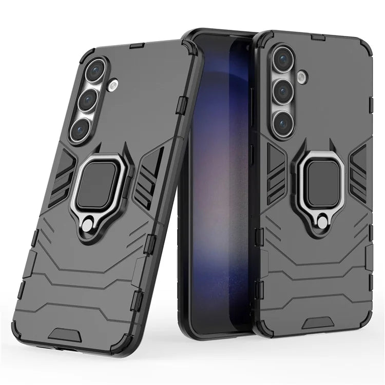 For Samsung Galaxy S24 FE Case PC+TPU Kickstand Cell Phone Back Cover