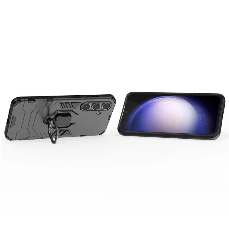 For Samsung Galaxy S24 FE Case PC+TPU Kickstand Cell Phone Back Cover
