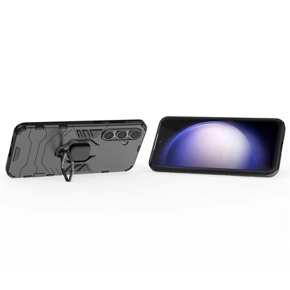For Samsung Galaxy S24 FE Case PC+TPU Kickstand Cell Phone Back Cover