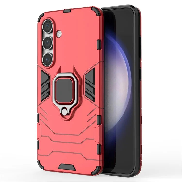 For Samsung Galaxy S24 FE Case PC+TPU Kickstand Cell Phone Back Cover