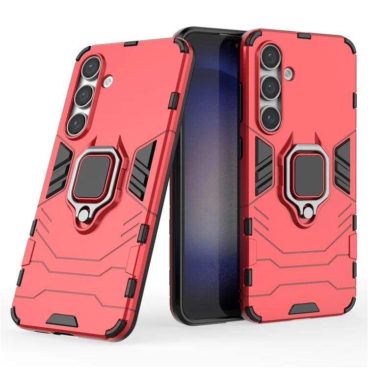 For Samsung Galaxy S24 FE Case PC+TPU Kickstand Cell Phone Back Cover