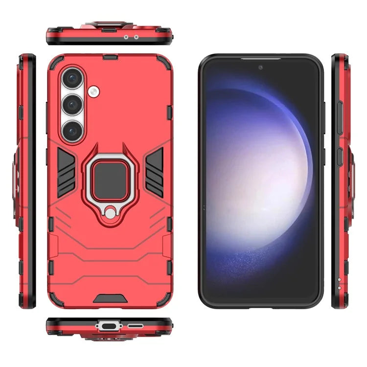 For Samsung Galaxy S24 FE Case PC+TPU Kickstand Cell Phone Back Cover