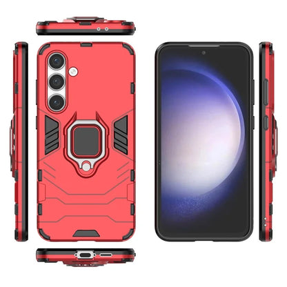 For Samsung Galaxy S24 FE Case PC+TPU Kickstand Cell Phone Back Cover