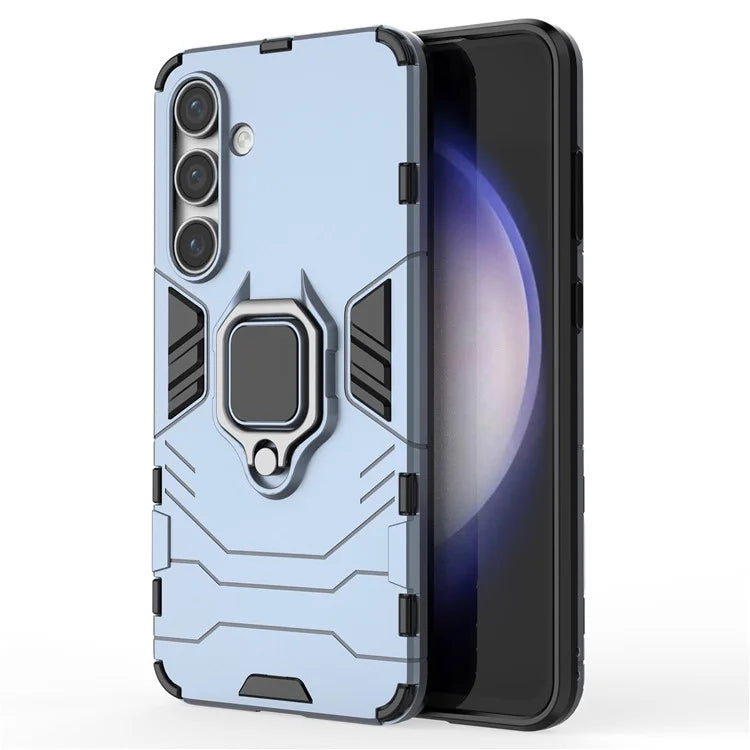 For Samsung Galaxy S24 FE Case PC+TPU Kickstand Cell Phone Back Cover